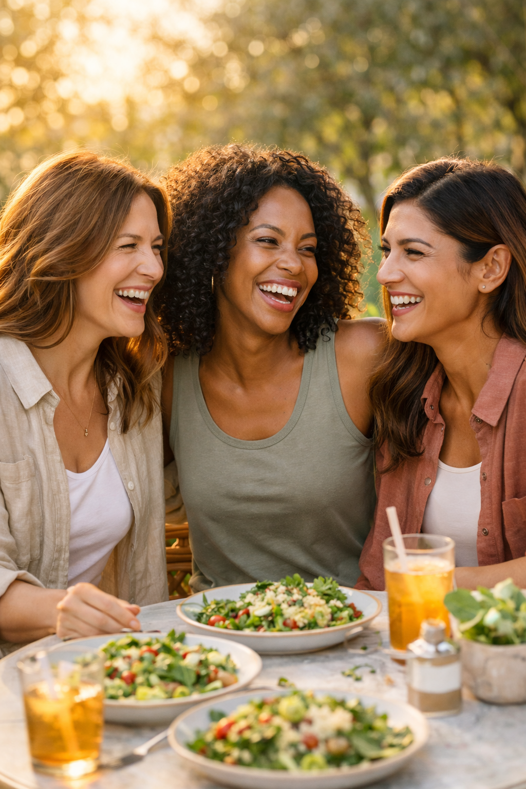 Women feeling confident and well after naturally supporting their hormone health